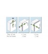 Bisagra EQ Recta 105º Clip-on Hidráulica+Base 3D | EspacioBrico OFERTA