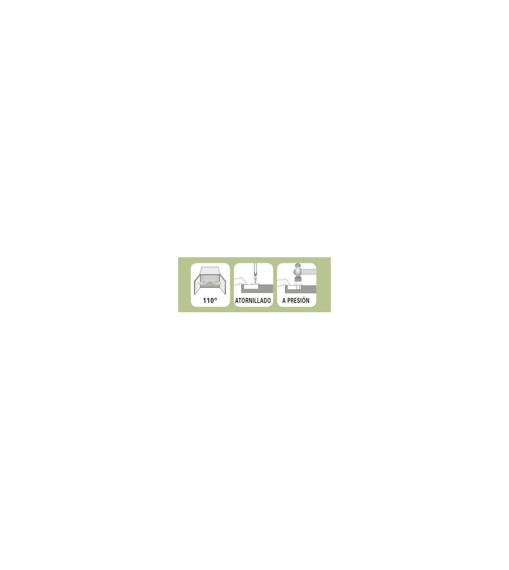 Bisagra 165º Clip-on + Base 3D | AndaserStore OFERTA