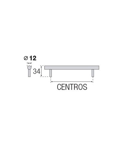 Tirador Acero Inox Macizo | AndaserStore OFERTA