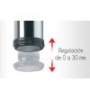 Pata de Mesa Cilíndrica 60 mm | EspacioBrico OFERTA