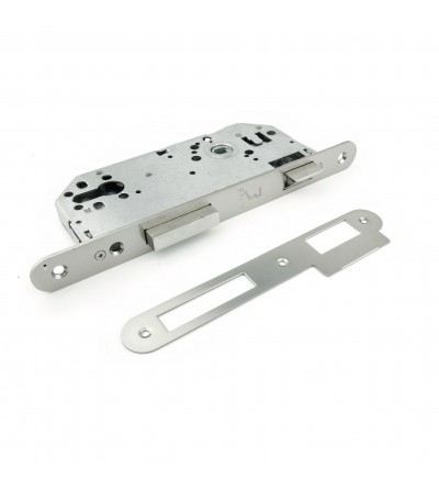 Cerradura Puerta 50x85 C/Redondo Niquel Satinado | Oferta Black Friday