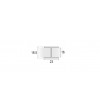 Perfil H Puerta Corredera Armario Negro mate 16 mm | AndaserStore OFERTA