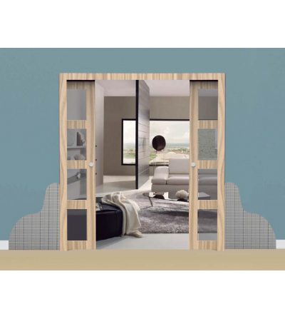 Kit Unión Premarco Casoneto Puerta Corredera 80+80 | Oferta Black Friday