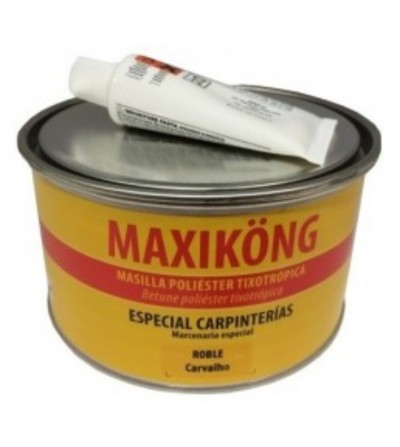 MaxiKong Masilla Poliéster 1 Kg + Endurecedor 35 gr | Oferta Black Friday