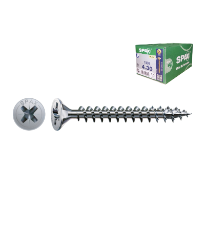 Tornillo Spax 3,5x35 Cabeza Plana Wirox 1.000 Und | EspacioBrico OFERTA