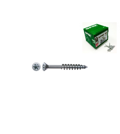 Tornillo Spax-M 4,0x50 Cabeza Plana Wirox 200 Und | EspacioBrico OFERTA
