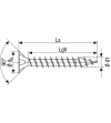 Tornillo Spax 3,5x20 Cabeza Plana Yellox 1.000 Und | EspacioBrico OFERTA
