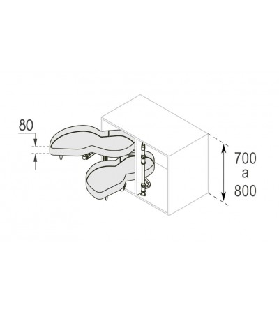Esquinera Gemela Extraíble Mod.90 NEO System | EspacioBrico OFERTA