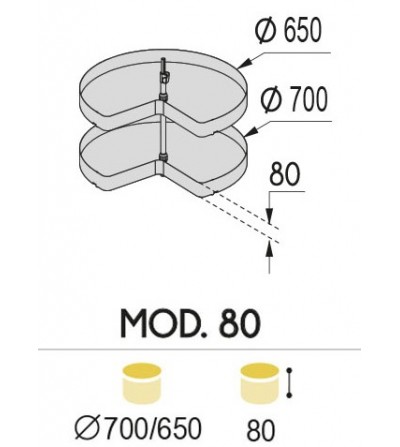 Mecanismo Giratorio 270º Mod.80 NEO System | EspacioBrico OFERTA