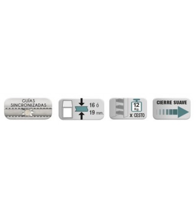 Columna Extraíble 6 Cestos Neo System Alt. 125-157 | EspacioBrico OFERTA OFERTA