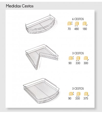 Mecanismo de Rincón Giratorio 270º - Cromo | EspacioBrico OFERTA