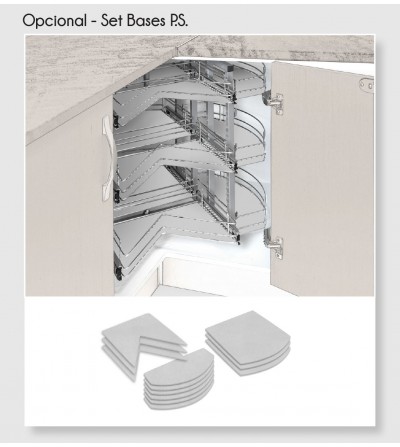 Set 12 Bases para Mecanismo de Rincón Giratorio | Oferta Black Friday