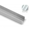 Perfil U Puerta Corredera Armario Plata mate 16 mm | EspacioBrico OFERTA