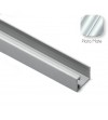Perfil U Puerta Corredera Armario Plata mate 10 mm | EspacioBrico OFERTA