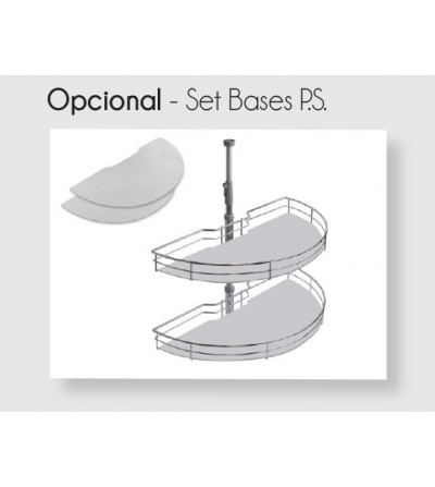 Juego Bandejas Semicirculares 180º con Barra| EspacioBrico OFERTA