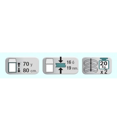 Juego Bandejas Giratorias 270º | EspacioBrico OFERTA