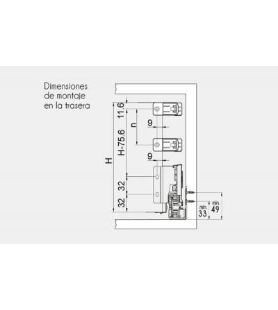Set 2 Varillas Rectángulares AXISPRO | EspacioBrico OFERTA