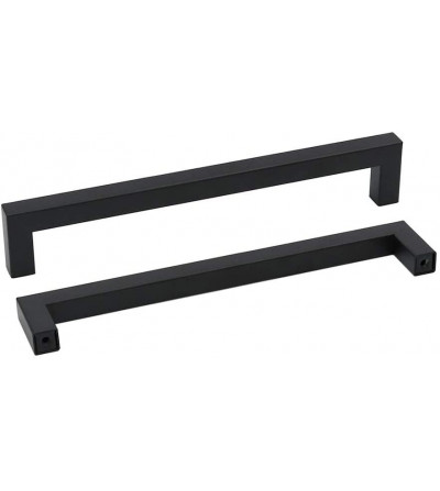 Tirador Cuadrado Negro | EspacioBrico OFERTA