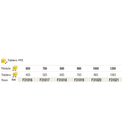 Organizador de Platos + 6 Pivotes Haya | EspacioBrico OFERTA
