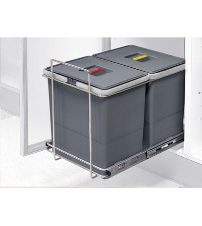 Contenedor Resíduos Ecofil 18 + 18 litros | EspacioBrico OFERTA