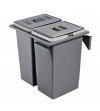 Contenedor Resíduos Square 24 + 24 litros | AndaserStore OFERTA