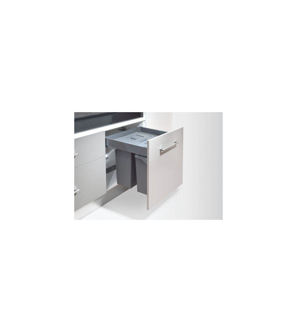Contenedor Resíduos Square 24 + 24 litros | AndaserStore OFERTA
