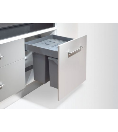 Contenedor Resíduos Square 29 + 29 litros | EspacioBrico OFERTA