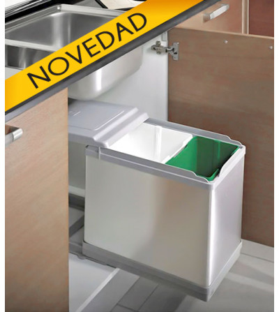 Contenedor Resíduos Tower 16 + 10 L | EspacioBrico OFERTA