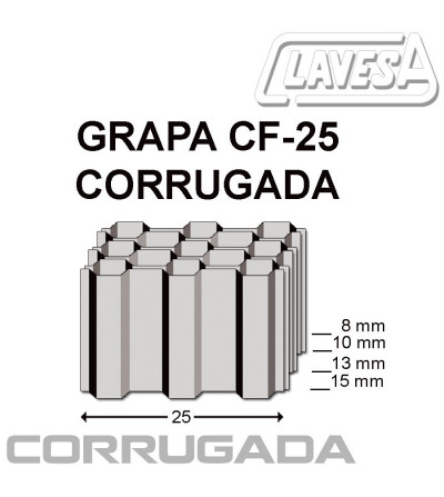 Grapadora Grapa Corrugada CF-25 Clavesa | EspacioBrico OFERTA