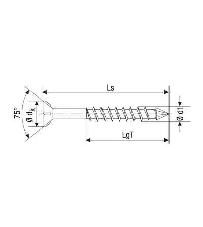 Tornillo Spax-M 4,5x50 Cabeza Plana Wirox 200 Und | EspacioBrico OFERTA