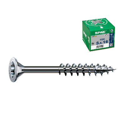 Tornillo Spax 4,5x30 C. Plana T-STAR Wirox 1.000 Und | EspacioBrico OFERTA