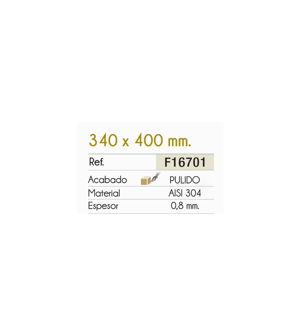 Fregadero Cocina Acero Negro Pavonado Roma 34x40 cm | EspacioBrico OFERTA