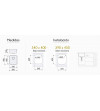 Fregadero Cocina Acero Negro Pavonado Roma 34x40 cm | EspacioBrico OFERTA