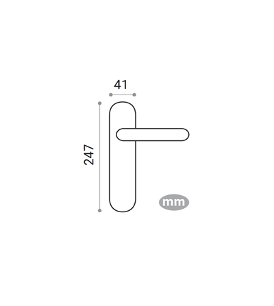 Juego Manilla Placa Aluminio Mod.1 | EspacioBrico OFERTA