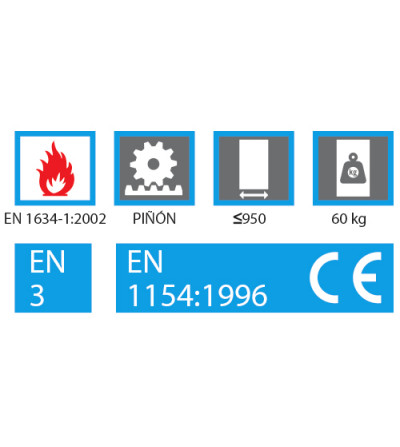 Cierrapuertas CTB76 Sin Retenedor Plata Mate | EspacioBrico OFERTA