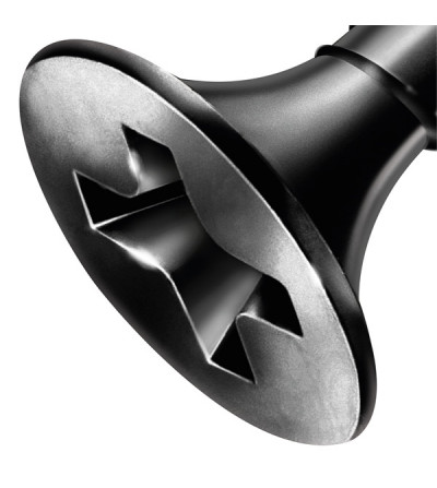 Tornillo Fadis 3,5x16 Cabeza Plana Negro 1.000 Und | EspacioBrico OFERTA