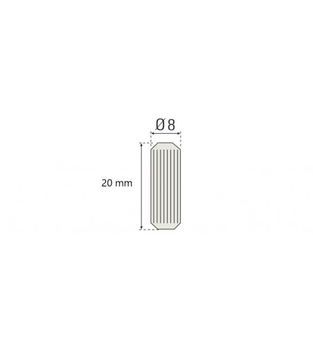 Espiga Madera 8x20 mm 1.000 unds | AndaserStore OFERTA