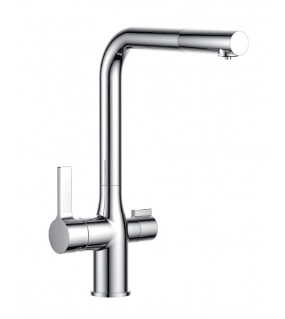 BUADES Grifo cocina monomando purificador ósmosis caño alto giratorio Latón Serie Osmo-One | EspacioBrico OFERTA