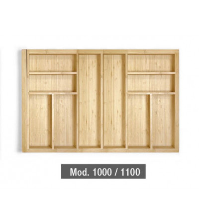Cubertero de Madera Extensible Abedul 1000/1100 mm | EspacioBrico OFERTA