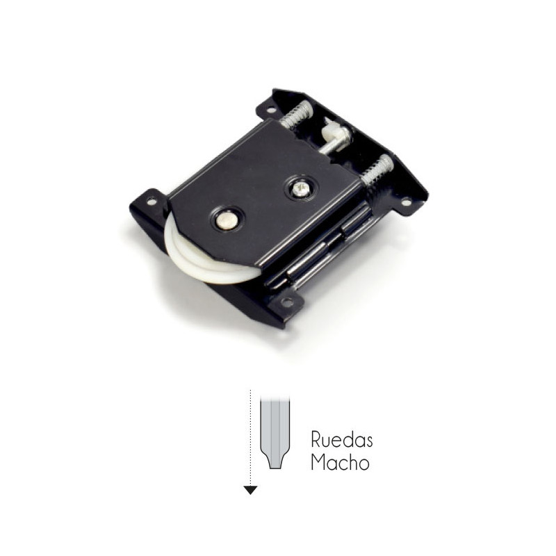 Kit Tirador Puerta Corredera Armario Blanco Mate 10 mm | EspacioBrico OFERTA