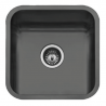 Fregadero Cocina Acero Negro Pavonado Roma 40x40 cm | EspacioBrico OFERTA