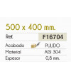 Fregadero Cocina Acero Negro Pavonado Roma 50x40 cm | EspacioBrico OFERTA