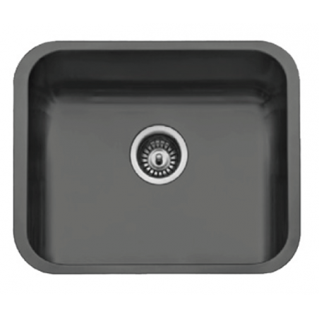 Fregadero Cocina Acero Negro Pavonado Roma 50x40 cm | EspacioBrico OFERTA