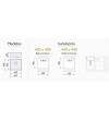 Fregadero Cocina Acero Negro Pavonado Berlín 40x40 cm | EspacioBrico OFERTA