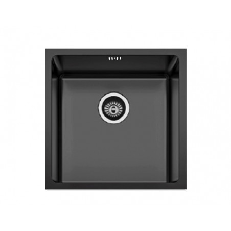 Fregadero Cocina Acero Negro Pavonado Berlín 40x40 cm | EspacioBrico OFERTA