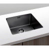 Fregadero Cocina Acero Negro Pavonado Berlín 40x40 cm | EspacioBrico OFERTA