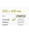 Fregadero Cocina Acero NEGRO Serie Berlín 50x40 cm | AndaserStore OFERTA