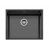 Fregadero Cocina Acero Negro Pavonado Berlín 50x40 cm | EspacioBrico OFERTA