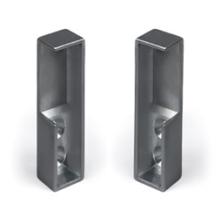 Juego Soporte Lateral Ciego Barra Rectángular | Oferta Black Friday