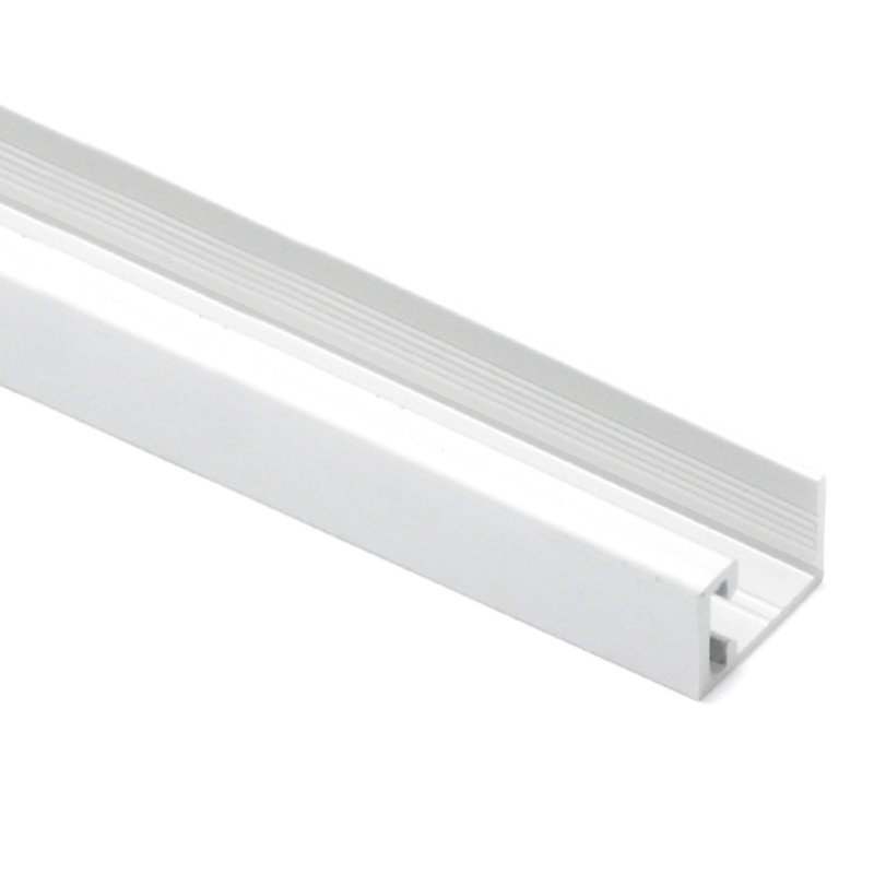 Perfil U Puertas Correderas Armario Blanco 10 mm | EspacioBrico OFERTA